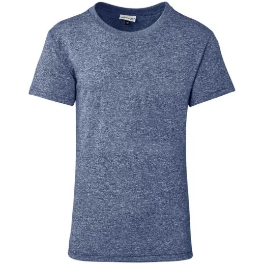 Mens Oregon Melange T-Shirt Navy Front
